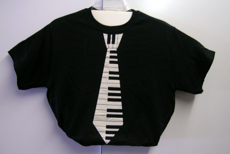 piano tie tee - Native American Motorcycle